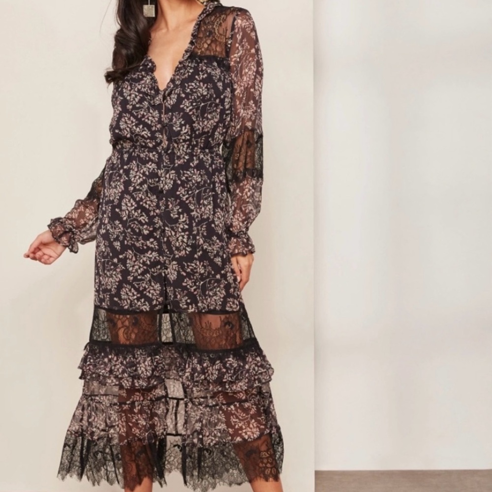 Stevie May Floral and Lace Dress